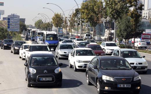 Başkent'te Trafik Felç