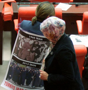 Meclis’te 'Duran Kadın' eylemi