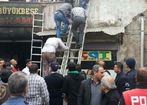 Gaziantep'te İş Hanında Yangın