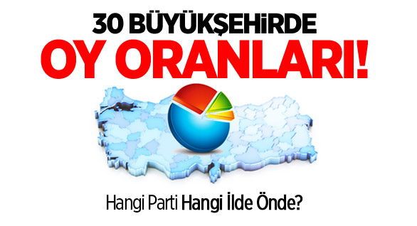 30 Büyükşehirde Yerel Seçim Anketi!