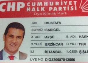 Sarıgül Resmen CHP'de