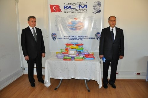 Amasya’da uyuşturucu operasyonu