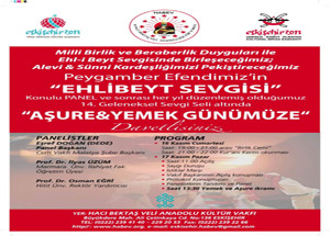 "Efendimizin Ehlibeyt Sevgisi" Konulu Panel