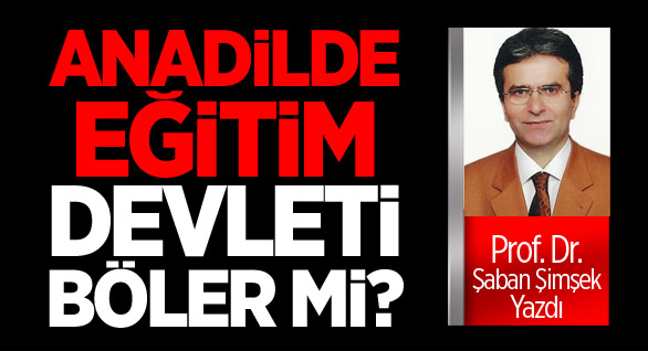 Anadilde Eğitim Devleti Böler mi?