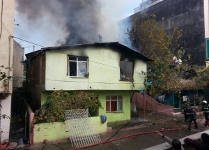 Gebze'de Korkutan Yangın