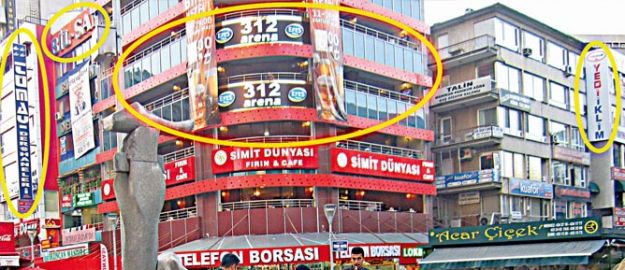 Dershaneler Bar ve Meyhanelerle iç içe
