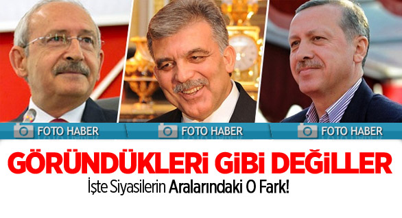 Siyasiler Hiç Göründükleri Gibi Değiller