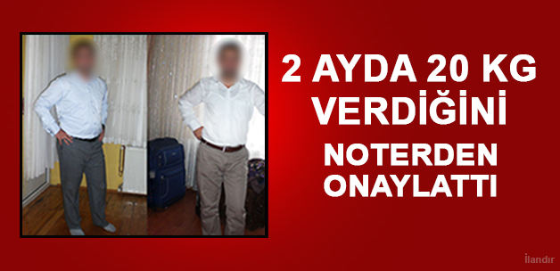 2 Ayda 20 Kilo Verdi