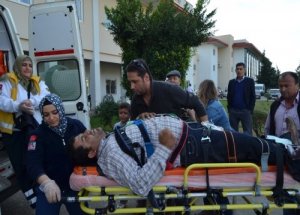 Vinç Operatörünün Üzerine Sac Düştü
