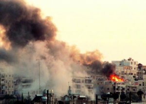 Halep'te 'Varil bombalı' Saldırı