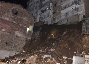 Bursa'da İstinat Duvarı Faciası