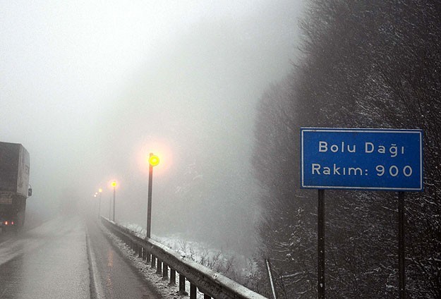 Bolu Dağı'nda kar yağışı uyarısı