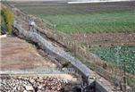 Sınırdaki istinat duvarı tamamlandı