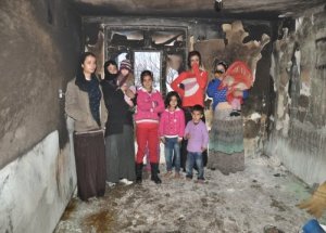 15 kişinin yaşadığı ev kül oldu