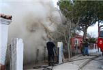 Çanakkale Bayramiç’te ev yangını