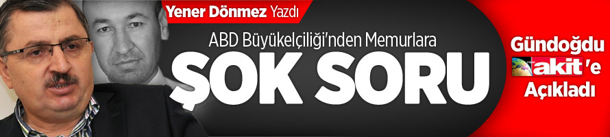 ABD Büyükelçiliği’nden şok telefon