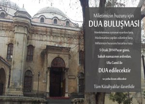 Kihmed'ten 'Dua Buluşması'na Davet
