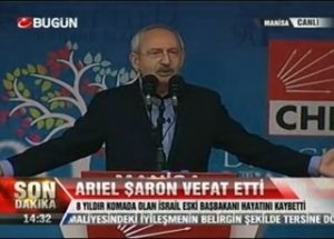 Bugün TV'nin Ariel Şaron'un Ölümünü Böyle Duyurdu