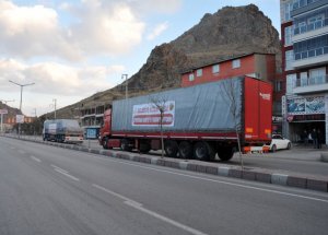 Afyonkarahisar Belediyesi'nden Suriye’ye Yardım