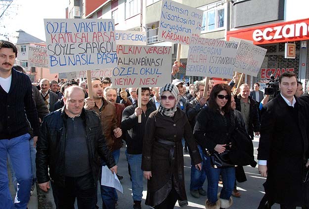 Şişli'de "tepki" yürüyüşü