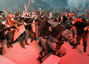 Kiev'de Ortalık Fena Karıştı