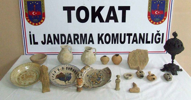 Tokat' a tarihi eser operasyonu