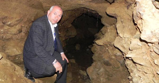 Ödemiş'te tarihi su dehlizi bulundu