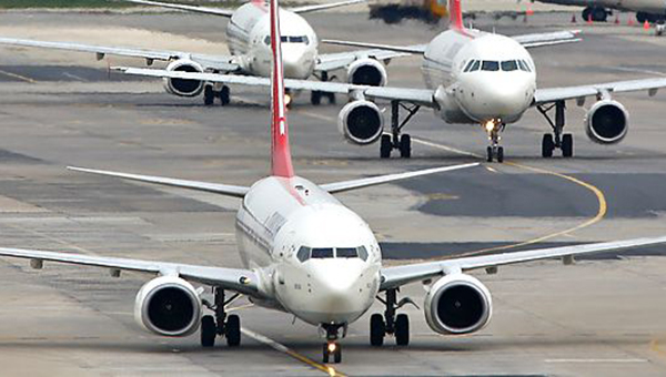 New York havalimanında panik