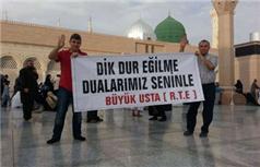 Kutsal topraklardan Erdoğan’a destek