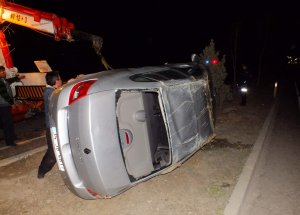 Kediye Çarpmamak İsterken Kaza Yaptı: 4 Yaralı