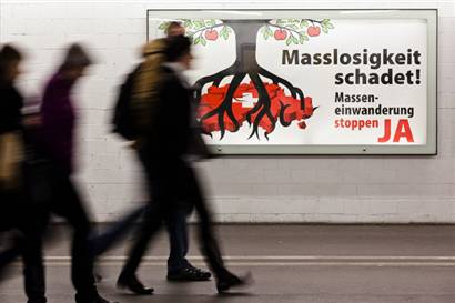 İsviçre AB'den Göçe Sınırlama Getirdi