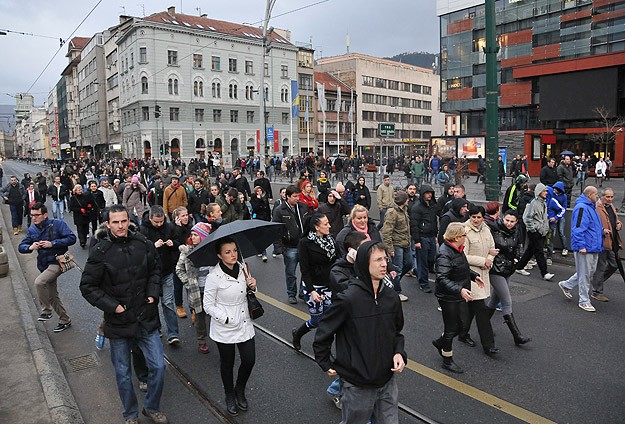 Bosna Hersek'teki protestolar