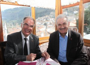 Binali Yıldırım'ın Şirince Keyfi