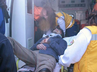 Ambulans şoförünün en zor anı!