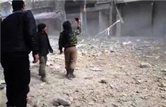 Suriye’de Yabrud kasabası bombalandı