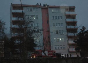 Askeri Lojmanda Baca Yangını Çıktı
