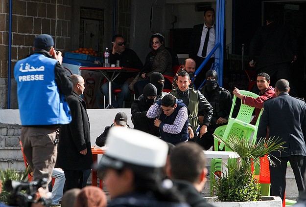 Tunus'ta gösteriye müdahale