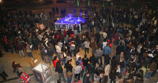Mersin'de olaylı protesto
