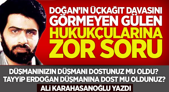 Zaman yolsuzluğa karşıydı hani?