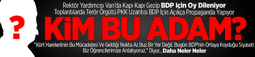 Rektör Yardımcısı olamazsın demedim