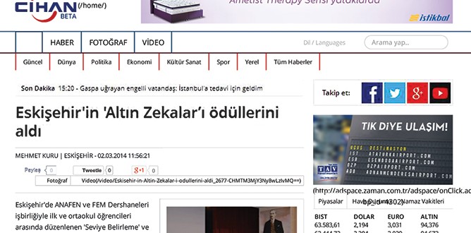 Zaman, Kendi Ajansı Cihan’ı Yalanladı
