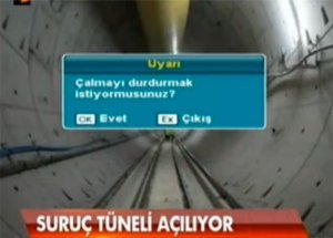 Canlı Yayınında Skandal Yazı
