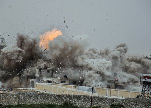 Mısır Ordusu Evleri Yıkıyor