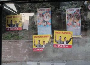 Başkent'te Korsan Afiş Tartışması