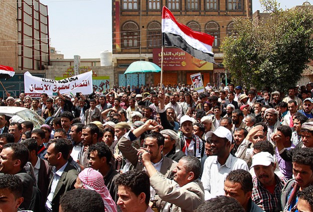 Yemen'de Cuma gösterileri