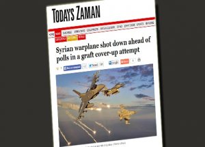 Today's Zaman Suriye Uçağını Böyle Gördü