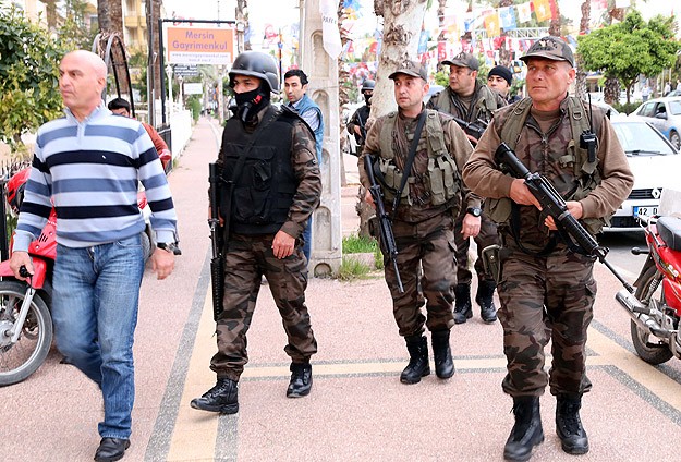 Mersin'de banka soygunu