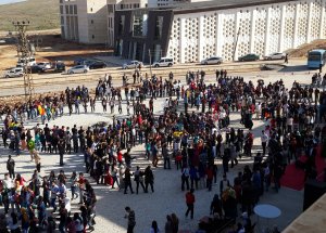 Üniversitede BDP Bayraklı Etkinlik