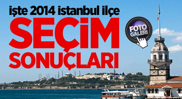 2014 İstanbul İlçe Seçim Sonuçları