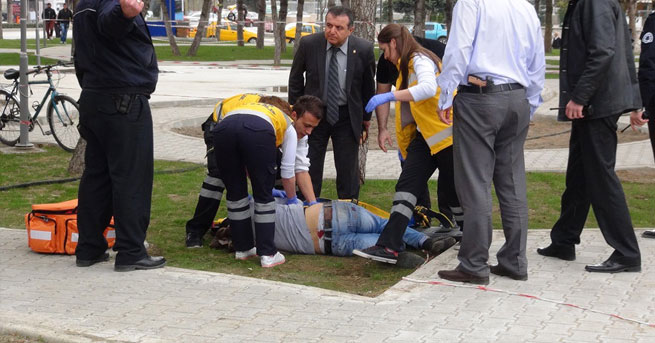 Gençlerin kavgasında pompalı saldırı